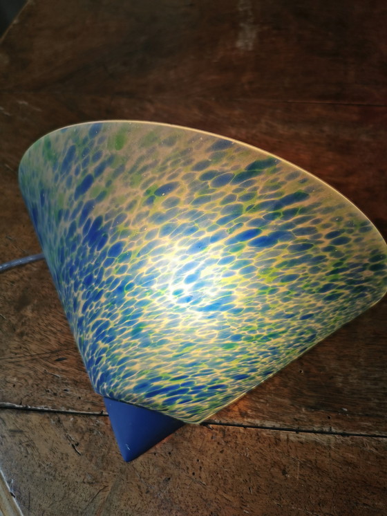 Image 1 of Vintage SCE France glazen wandlamp