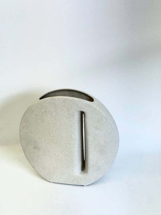 Image 1 of Keramieke vaas van Nereo Boaretto in gebroken wit