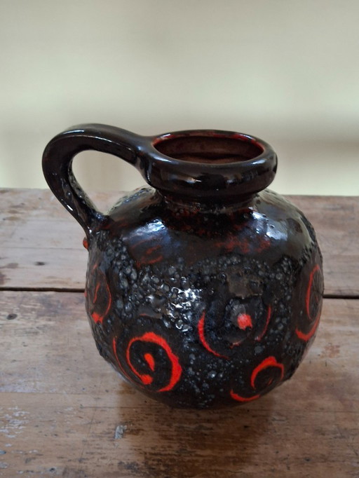 Jarrón Scheurich Modelo 484/21 Fat Lava