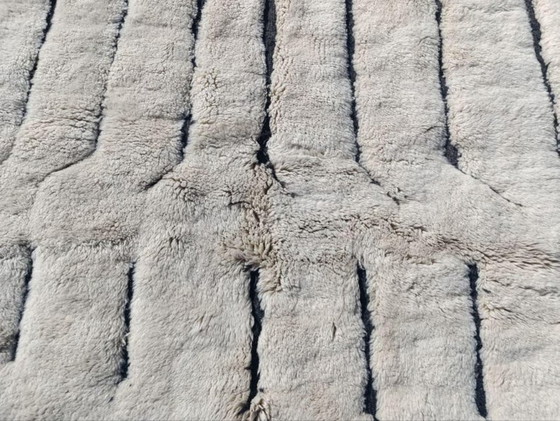 Image 1 of Tapis Beni Ouarain en laine authentique 200cmx150cm