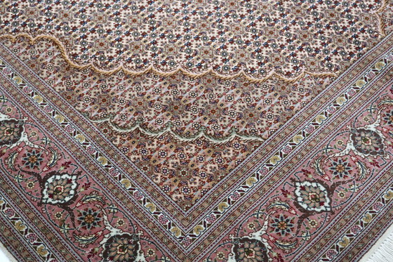 Image 1 of Original hand-knotted Persian carpet Tabriz 40 Raj Fine 208 X 138 Cm Top condition with silk