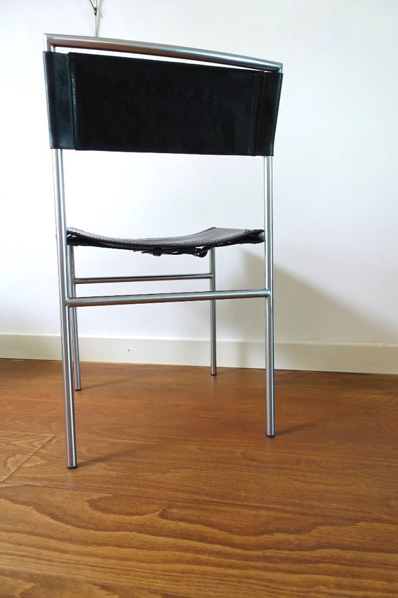 Martin Visser SE 06 Sedia da pranzo/da comodino Prima serie – Spectrum, Sedie da pranzo, Leather, Metal (photo 5 of 19)