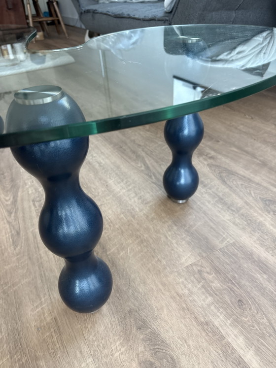 Image 1 of Leolux Zygo salontafel, glazen tafel, Nederlands design