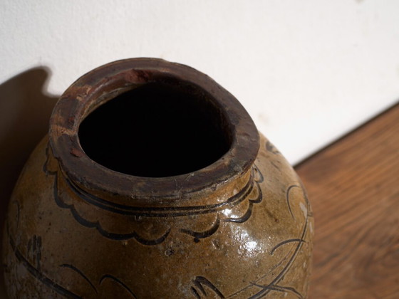 Vaso antico cinese in gres smaltato – Cina, circa 1890 – Vasi, Rustic (photo 17 of 40)