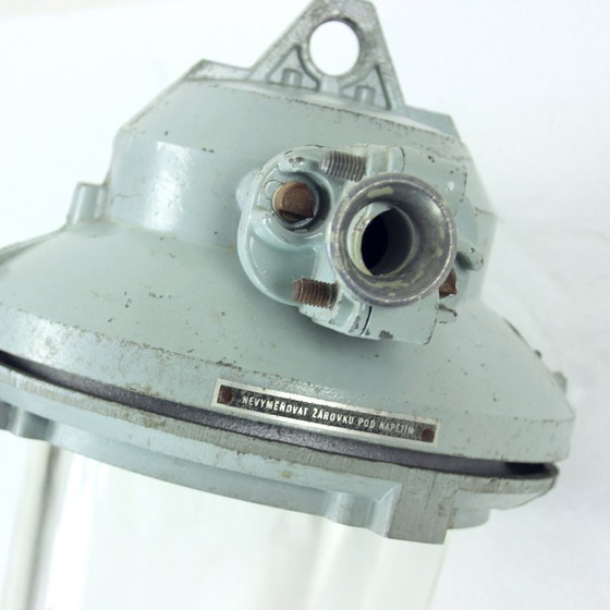 Image 1 of Plafonnier industriel, Tchécoslovaquie, années 1950