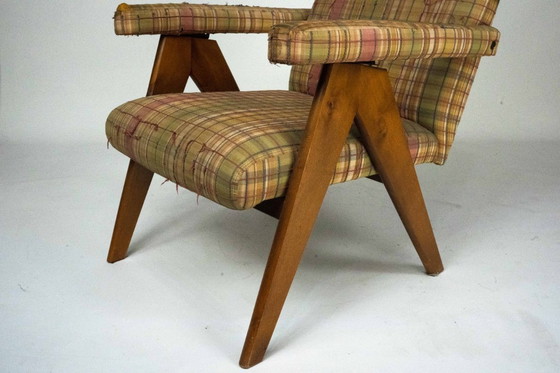 Image 1 of Italian Mid-Century Modern Reclining Armchair, 1960s