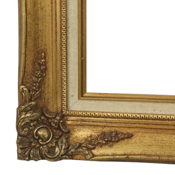 Image 1 of Grote Gouden Lijst Barok Stijl 73x63cm