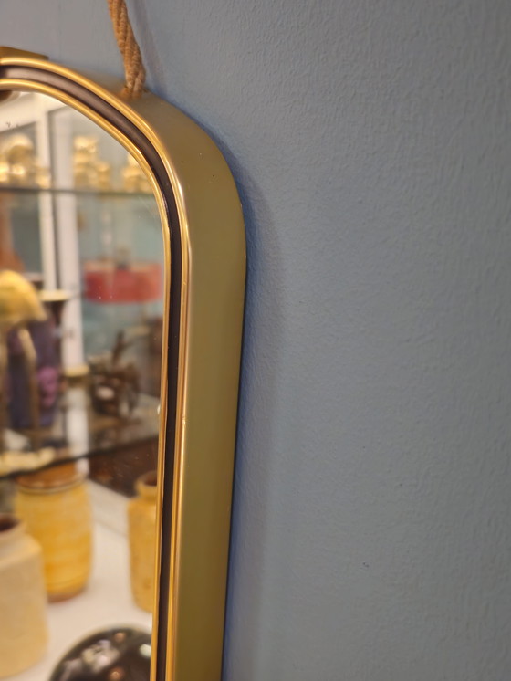 Image 1 of Specchio d'epoca Specchio da parete Ottone Nero