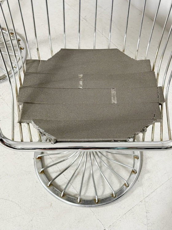 Image 1 of GASTONE RINALDI. Fauteuils/chaises style Mid-Century, Italie, années 1970