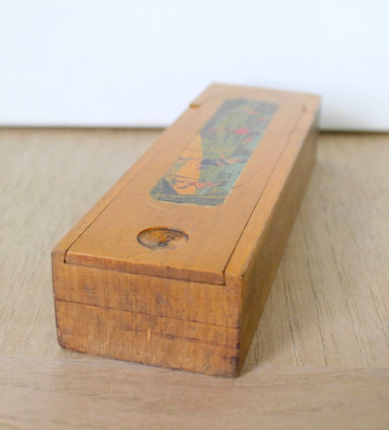 Astuccio Antico – Litografia Nostalgica (Anni '30-'50) – Oggetti decorativi, Wood (photo 3 of 14)