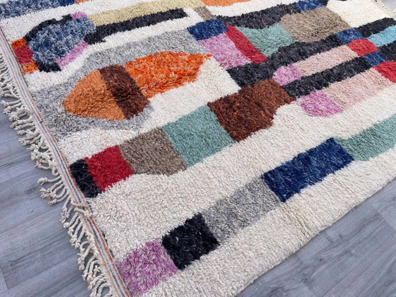 Authentischer marokkanischer Wollteppich handgewebt, 250x150 cm – Teppiche & Läufer, Wool (photo 8 of 9)