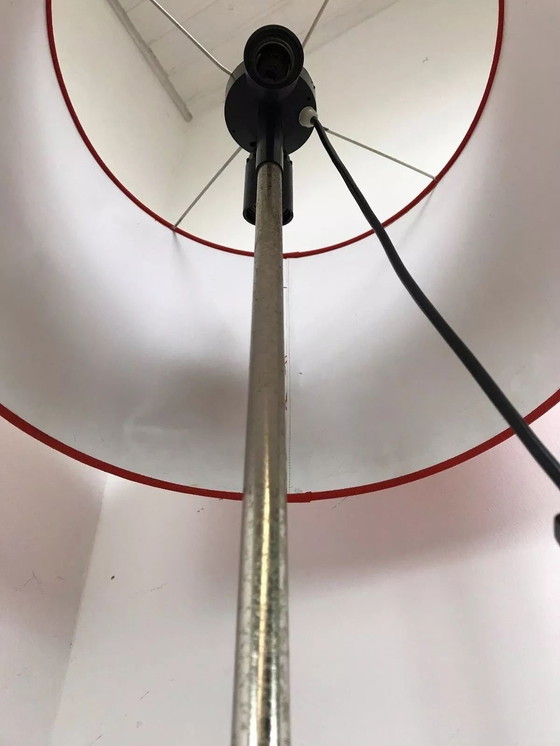 Image 1 of Lámpara de pie de los años 60 y 70, lámpara de pie, lámpara de pie, lámpara de diseño de la era espacial, metal