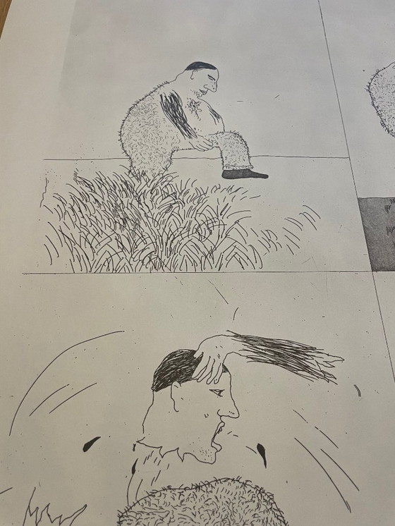 Image 1 of David Hockney, Six Fairy Tales Illustrationen zu Grimms Fairy Tales, Atelier M+M Baviera VSG/SWB...