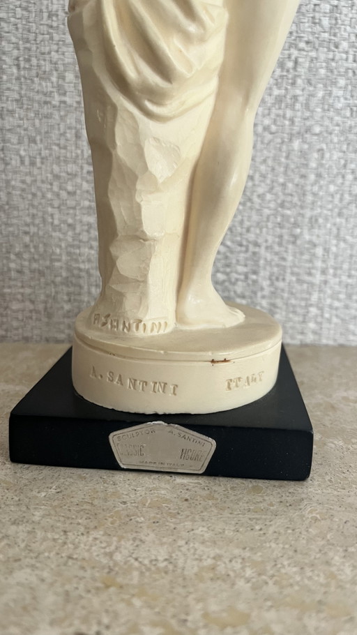 Escultura antigua de A. Santini, 'La bañista'. – beeldhouwkunst, Other (photo 2 of 5)