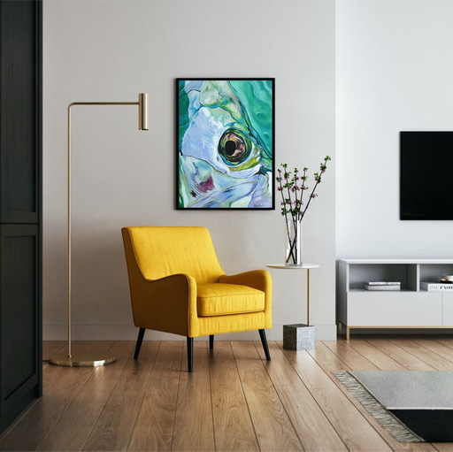 Original Painting Fish Eye #1 Tarpon