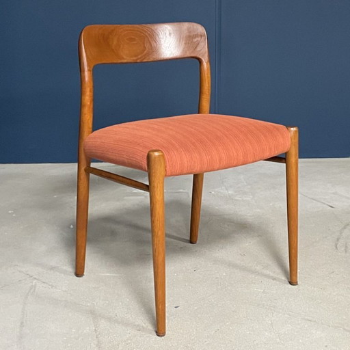 Chaises de salle à manger vintage - Niels Otto Møller - modèle 75 - années 1960