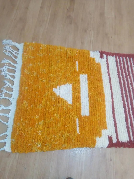 Tappeto runner - stile intrecciato a mano dal Marocco - 296 x 70 cm – Tappeti, Wool, Cotton, Modern (photo 4 of 7)
