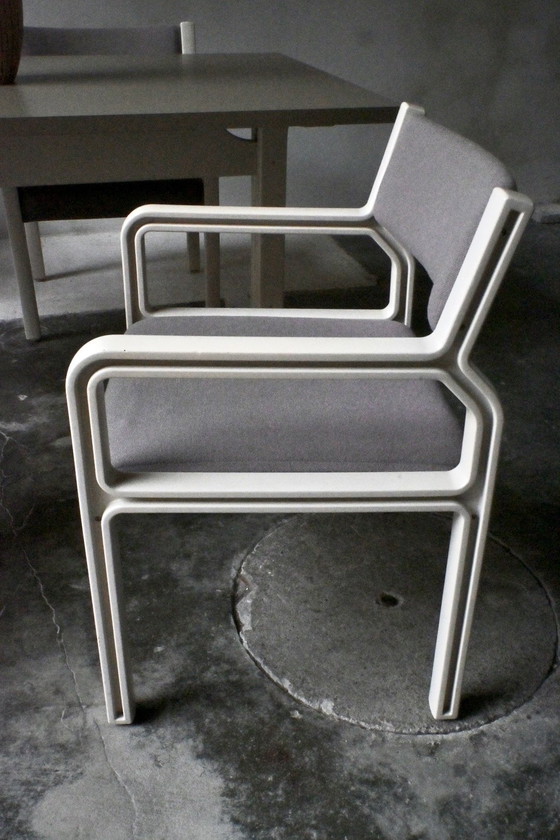 Image 1 of Pastoe dining table set with 4 chairs Pierre Mennen