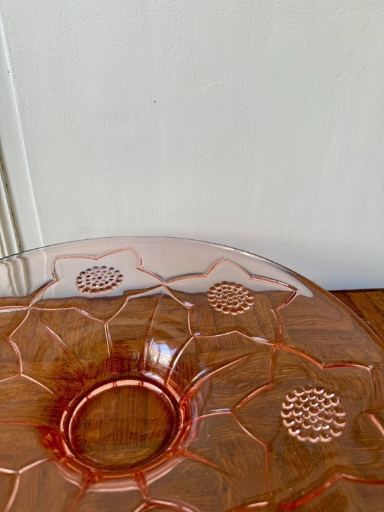 Image 1 of Rosaline glass dish – floral patterns