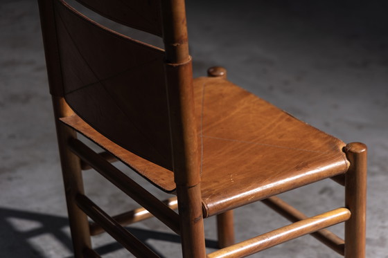 Image 1 of Sedie Kentucky di Carlo Scarpa per Bernini, Italia, anni '80