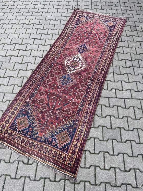 Image 1 of 100% wollen vloerkleed uit de jaren 1940