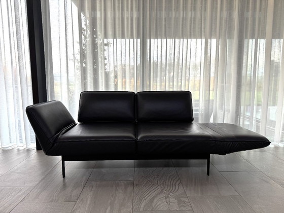 Image 1 of Rolf Benz 386 Mera Convertible Leather Sofa
