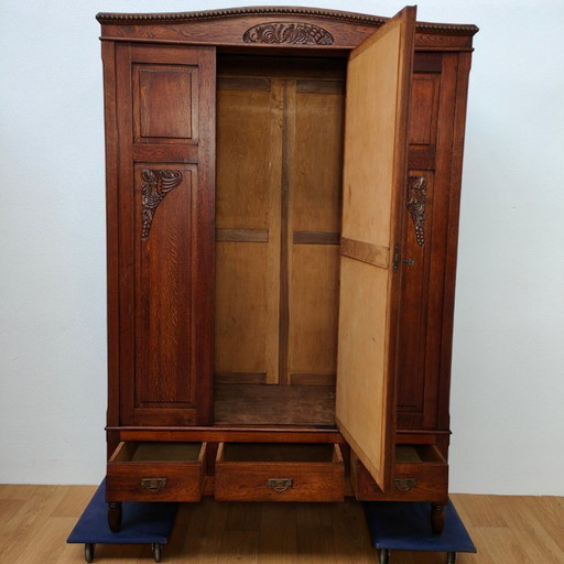 Vintage Antique wardrobe closet detachable wardrobe