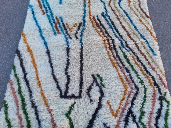Image 1 of Tappeto in pura lana fatto a mano, lavorazione artigianale tradizionale, dimensioni 1,5/2,5 m