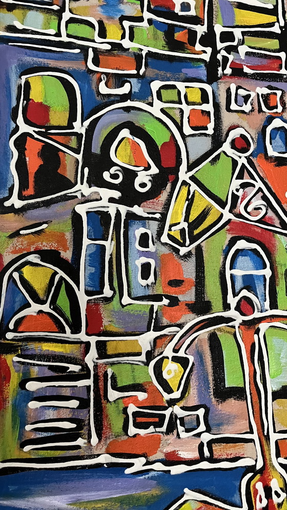 Image 1 of La Havane – Paysage urbain vibrant de La Havane, signé par Soto (2005)