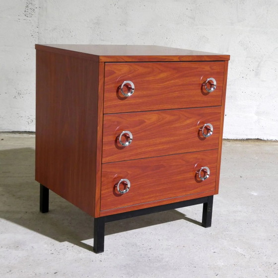petite commode Formica, 1960 – Métal, Vintage (photo 7 of 8)