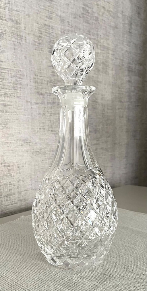Caraffa/decanter in cristallo d'epoca. Nessun danno.