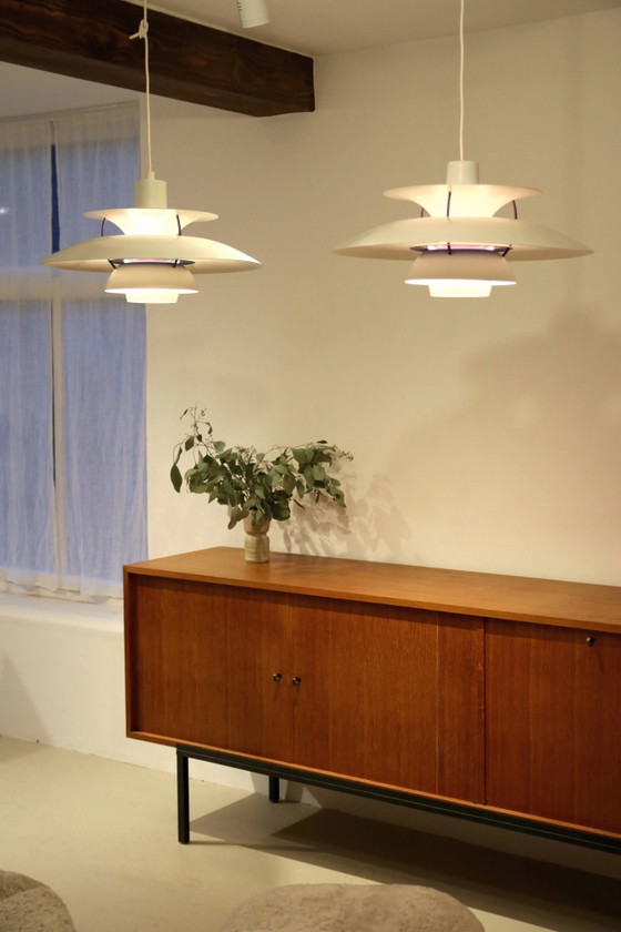 Poul Henningsen PH5 pendant lamps for Louis Poulsen – Metal, Mid Century Modern (photo 3 of 5)