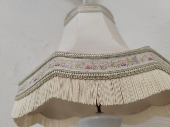 Image 1 of Vintage Chinese Ceramic Table Lamp | Hand-Painted | 80 cm