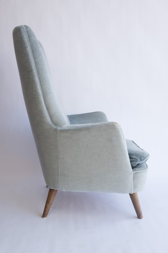 Image 1 of Light Blue Vintage Armchair