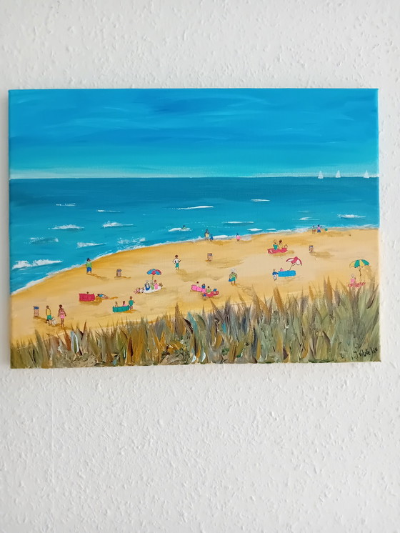 Image 1 of Dipingere e divertirsi in spiaggia