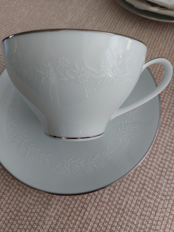 Image 1 of Four ZYLSTRA Japanese vintage cup and saucer