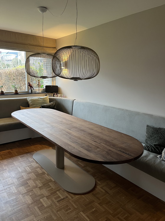 Image 1 of Prachtig notenhouten blad!