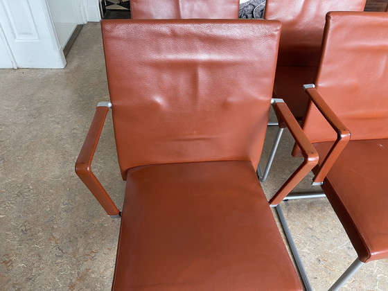 Image 1 of Walter Knoll dining room chairs 6 pieces