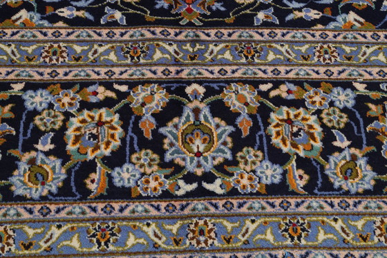 Image 1 of Persischer Teppich aus Kaschan, signiert, 4,12 x 3,12 cm, Orientteppich, fein, Nr. 1096