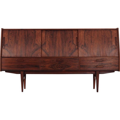 Planche haute vintage en bois de rose, Danemark 1970