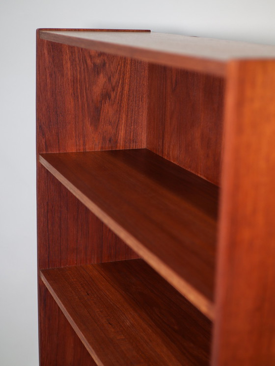 Image 1 of Boekenkast Secretaire Lades Vintage Deens Teak