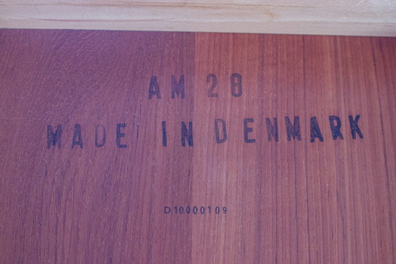 Image 1 of Vintage teak dining table AM ​​Mobler Danish square mid-century