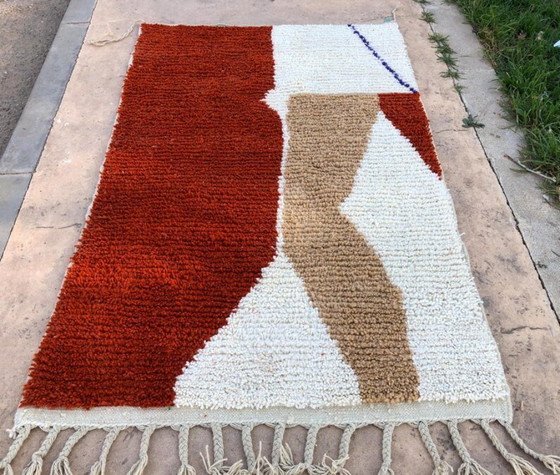 Image 1 of Moroccan handcrafted rug 250cm x 150cm