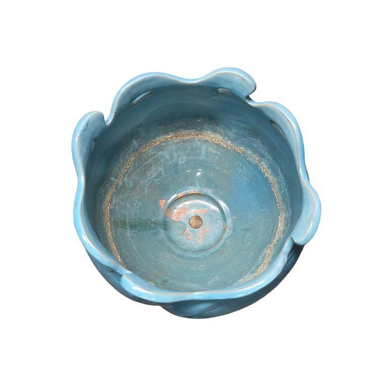 Image 1 of Vaso da fiori in ceramica Art Nouveau su colonna, primi anni del 1900