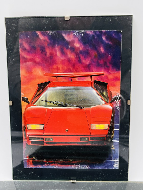 Image 1 of Set of 8 car postcards