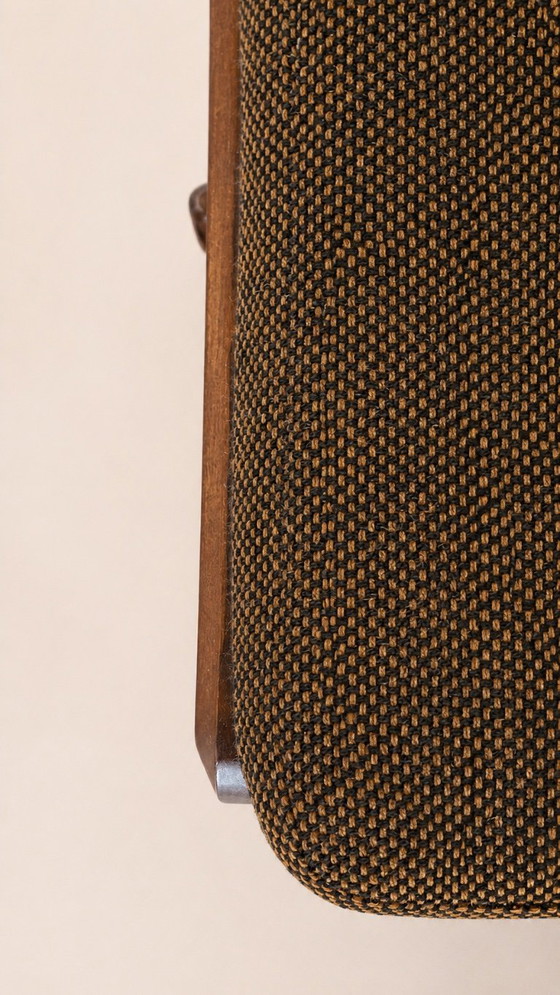 Image 1 of Set van 5 design bureaustoelen van massief hout