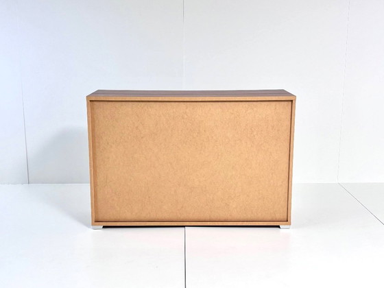 Nolte Möbel Alegro Cassettiera, Noce Macadamia & Vetro Bianco, Cassettiere, Legno, Marrone, Modern (foto 13 di 15)
