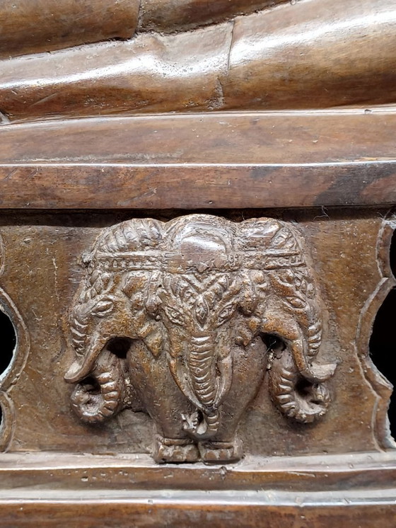 Image 1 of Grande statue bouddha assis en bronze