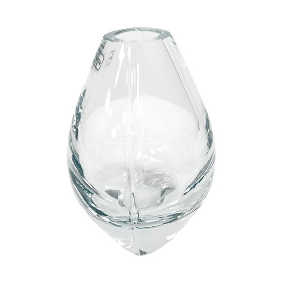 Image 1 of Hand-formed glass vase, minimalist design, Formano Germany, 1980s.