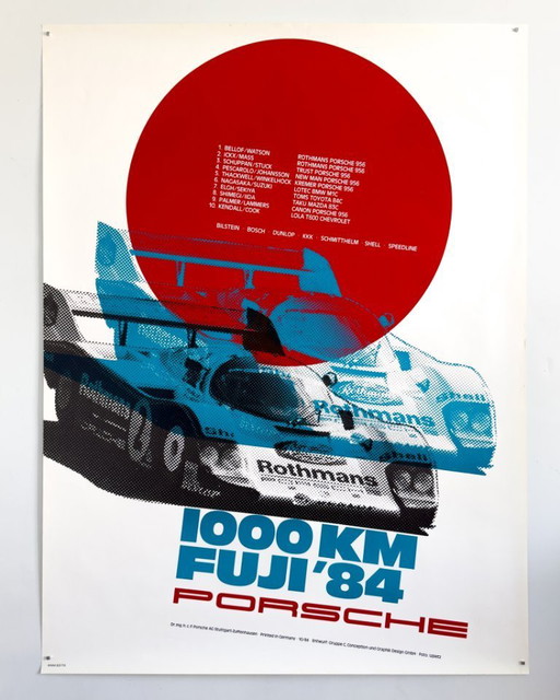 3x Original Porsche Fuji | 1982 | 1984 | 1986